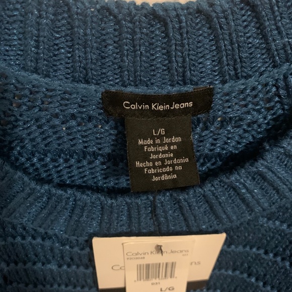 Calvin Klein Jeans Ripped Sweater New with tag - Picture 5 of 6